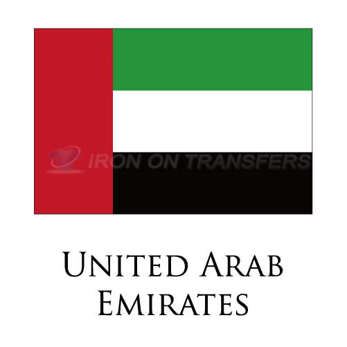 United Arab Emirates flag Iron-on Stickers (Heat Transfers)NO.2010